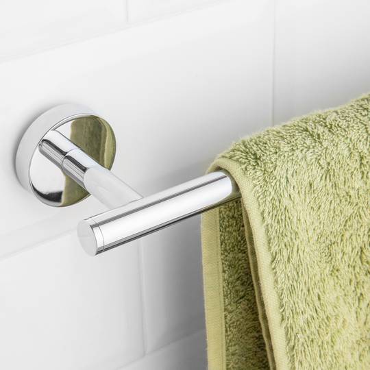 Portasalviette a parete Paddy 350x60x76mm cromato