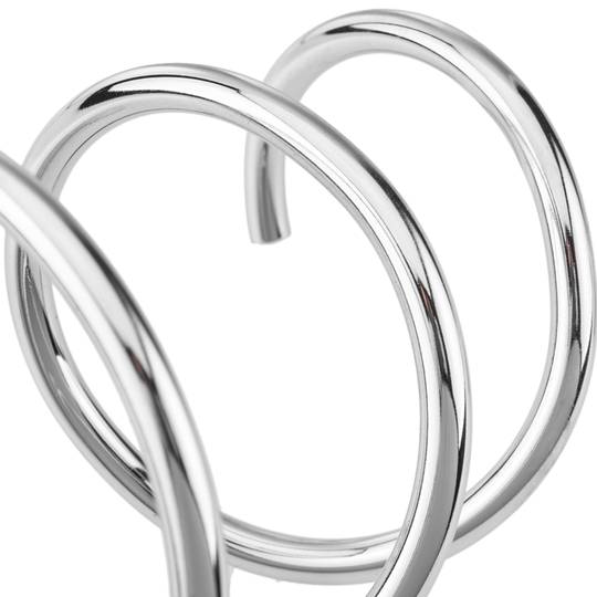 Soporte de pared cromado para secador de pelo modelo Paddy