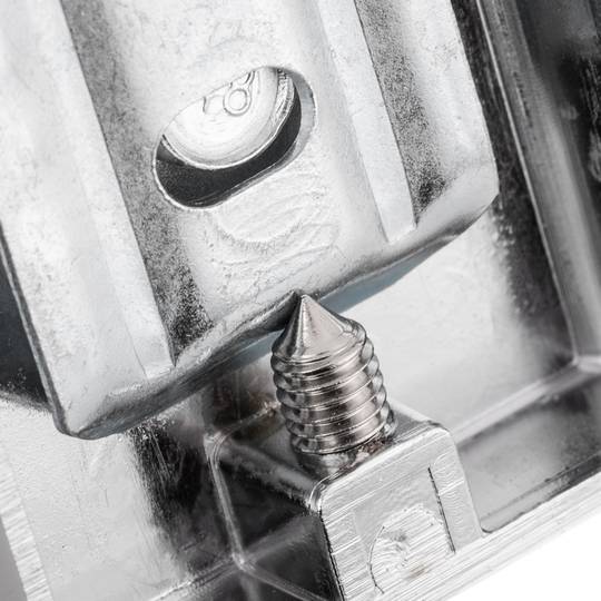 Chromowany wieszak łazienkowy model Spool