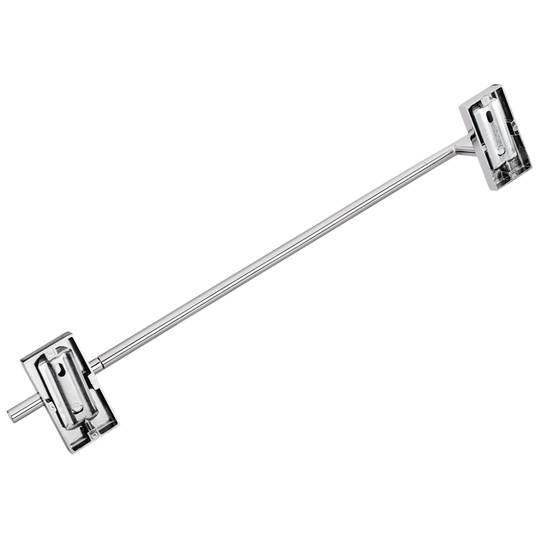 Wall-mounted chrome towel rail 450x72x60mm Spool