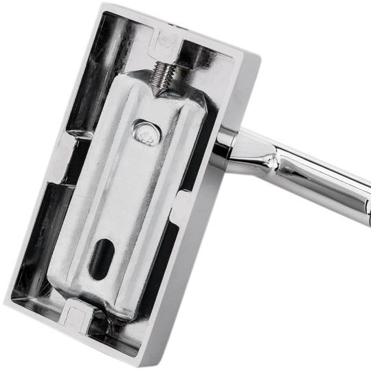 Wall-mounted chrome towel rail 450x72x60mm Spool