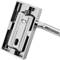 Wall-mounted chrome towel rail 450x72x60mm Spool