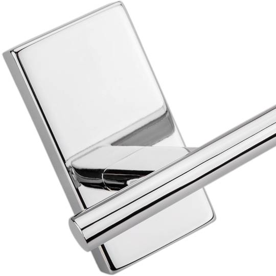 Wall-mounted chrome towel rail 450x72x60mm Spool