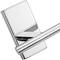 Wall-mounted chrome towel rail 450x72x60mm Spool
