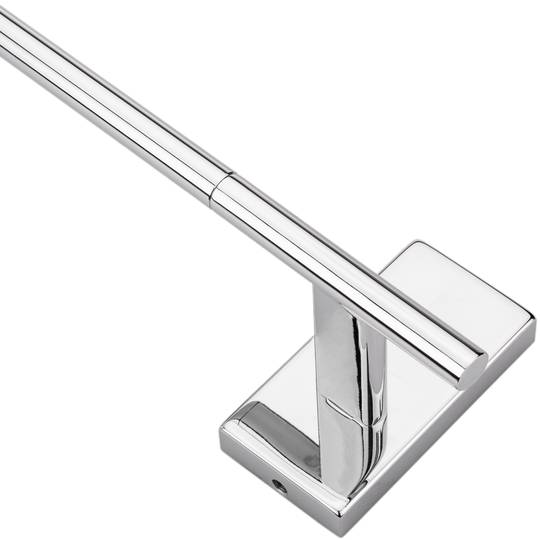 Wall-mounted chrome towel rail 450x72x60mm Spool