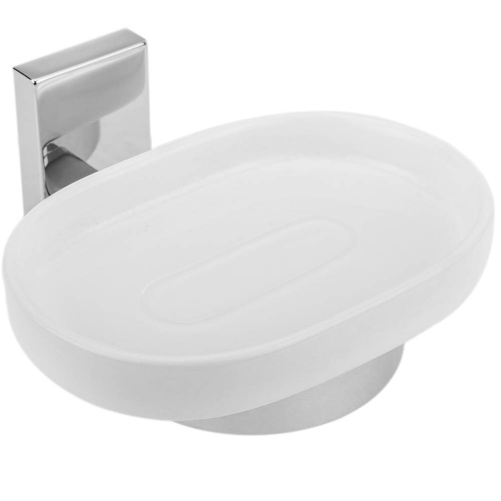 Details about   Barelli Classico Bathroom Single Soap Dish Holder Wall Mount White Colour 