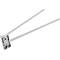 Toalheiro giratório cromado barra dupla modelo Spool