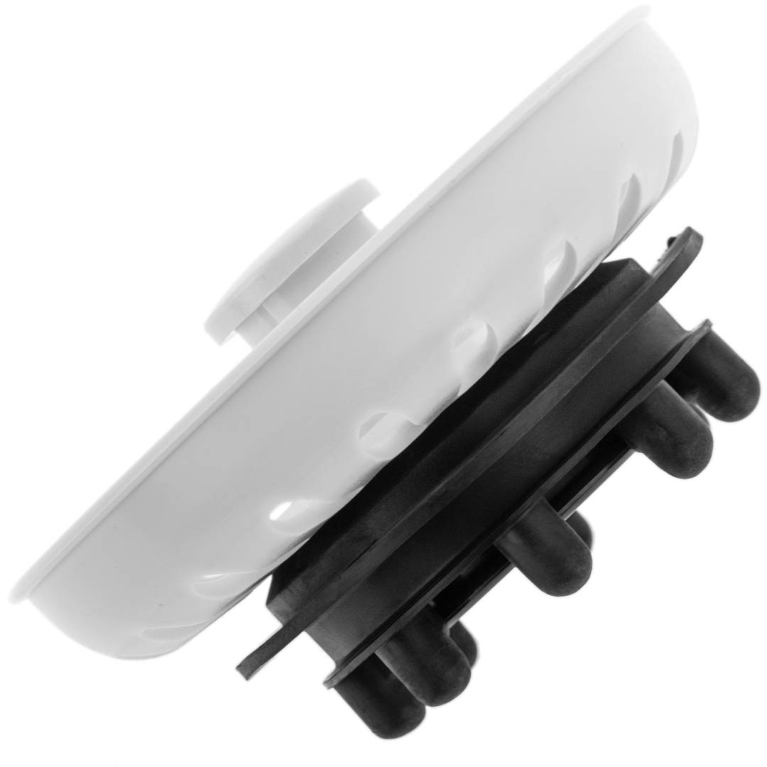 Filtr odpływowy zapobiegający zatykaniu kompatybilny z Teka 81 x 31 mm w kolorze białym