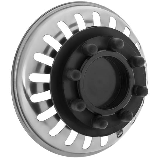 Filtre de desguàs antiobstrucció compatible amb Teka de 81 x 31 mm de color Inox