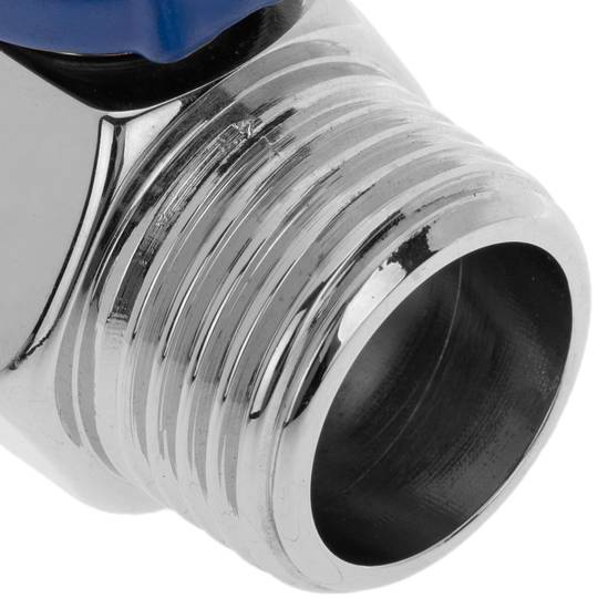 Mini-Kugelhahn aus Edelstahl 1/2