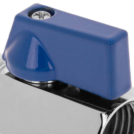 Mini-Kugelhahn aus Edelstahl 1/2