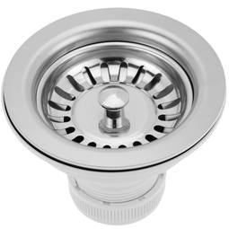 Sink valve 113 mm diameter with grate and 46 mm outlet tube