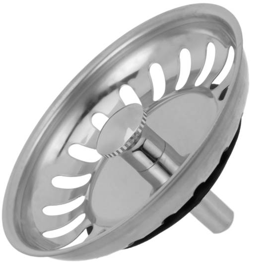 Válvula para fregadero 113 mm de diámetro con rejilla y 46 mm de