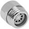 Bathtub water flow reducer with economizer 28/100 chrome