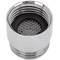 Bathtub water flow reducer with economizer 28/100 chrome