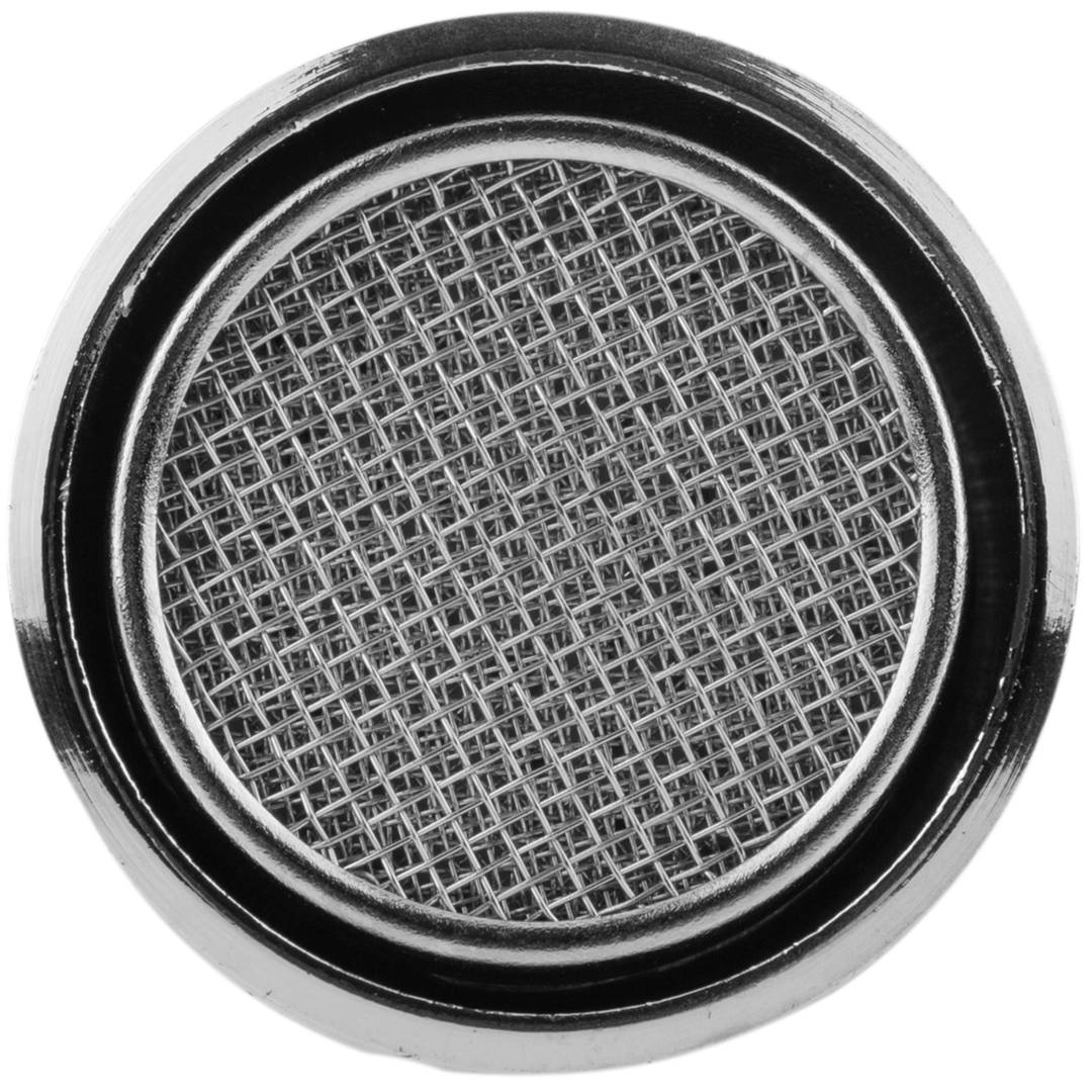 Atomizer aerator with 24 mm male with 360º rotation in stainless steel