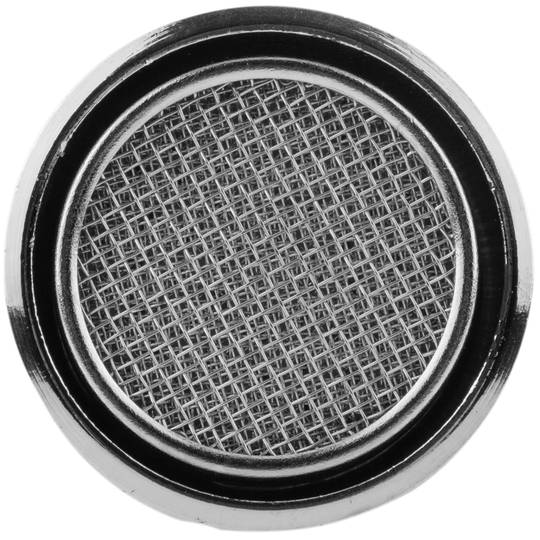 Atomizer aerator with 24 mm male with 360º rotation in stainless steel