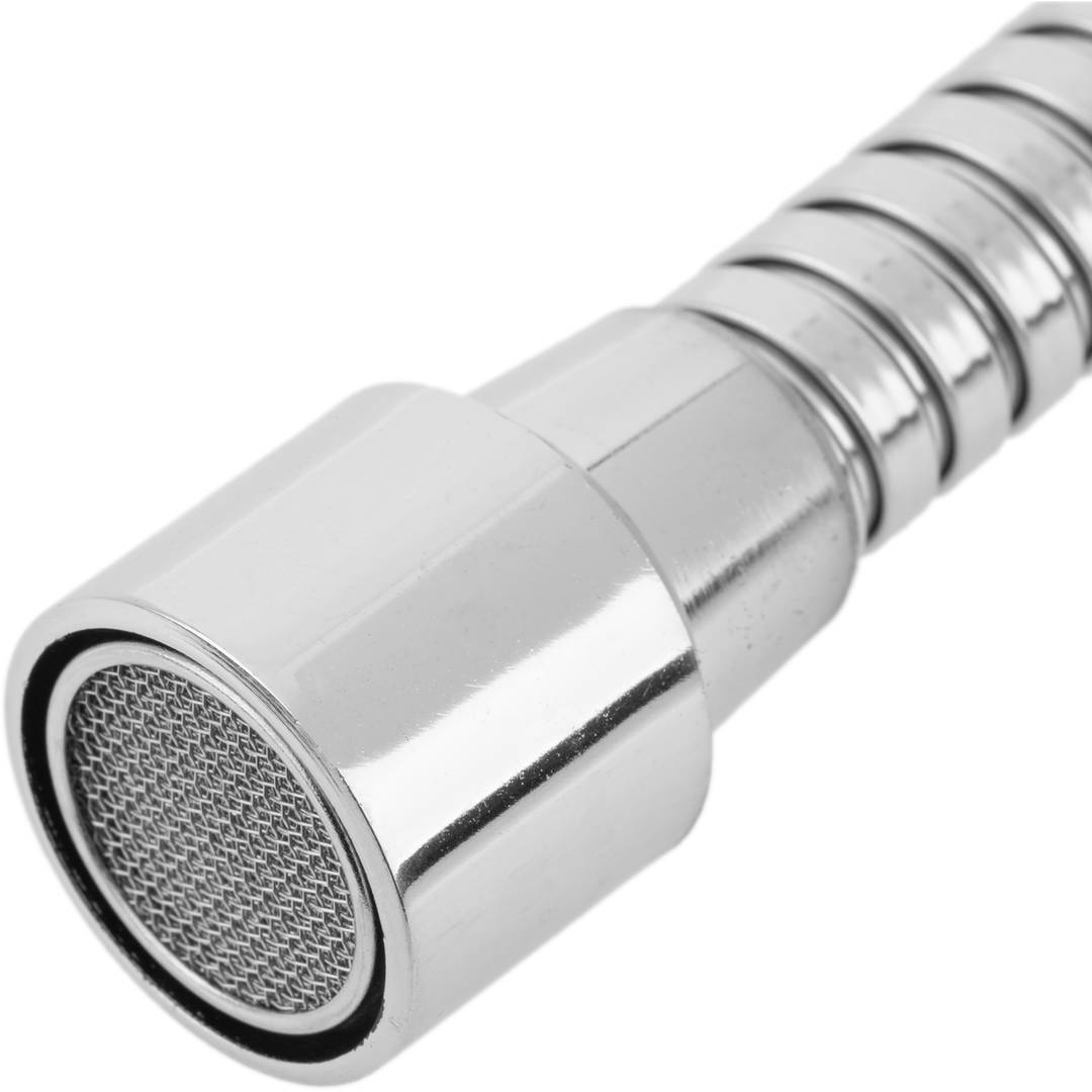 Atomizer aerator with 24 mm male with 360º rotation in stainless steel