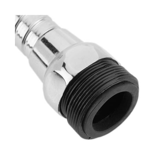 Atomizer aerator with 24 mm male with 360º rotation in stainless steel