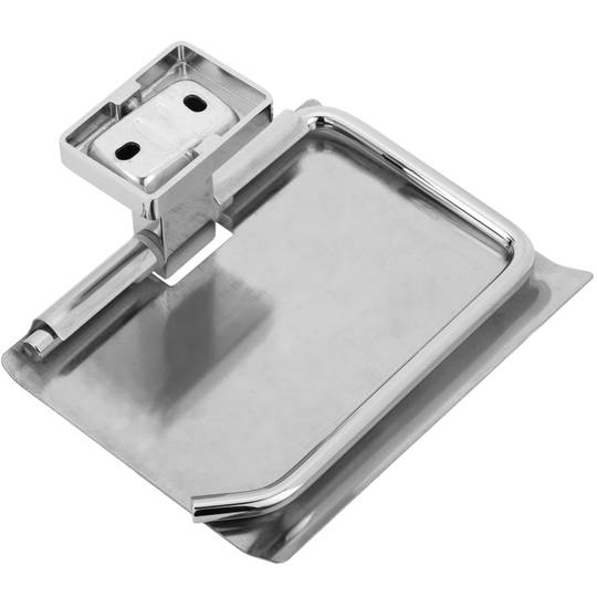 Porta carta igienica con coperchio in acciaio inox per bagni