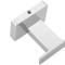 Verchroomde wand handdoekhouder 350x35x55 mm model Ever