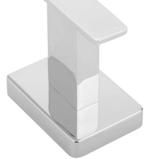 Verchroomde wand handdoekhouder 350x35x55 mm model Ever