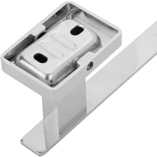 Porte serviette mural en chrome 600x35x55mm model Ever