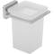 Beker voor tandenborstelhouder met 75x75 mm met wand bekerhouder in Ever-model