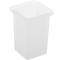 Beker voor tandenborstelhouder met 75x75 mm met wand bekerhouder in Ever-model
