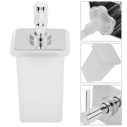 Dispensador de sabão de parede de 250ml para decoração de casa de banho