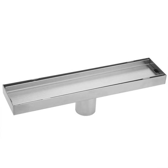 Canaleta de desguàs per a dutxa 30cm per rajola en acer inoxidable mat