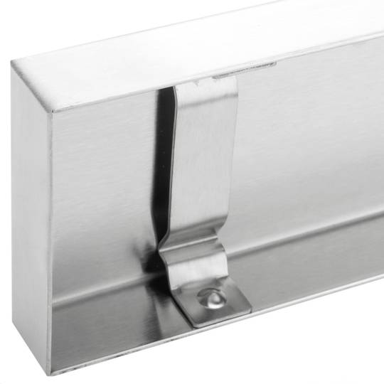 Caniveau de drainage de douche 40cm en acier inoxydable pour carrelage matte
