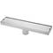 Caniveau de drainage de douche 40cm en acier inoxydable pour carrelage matte