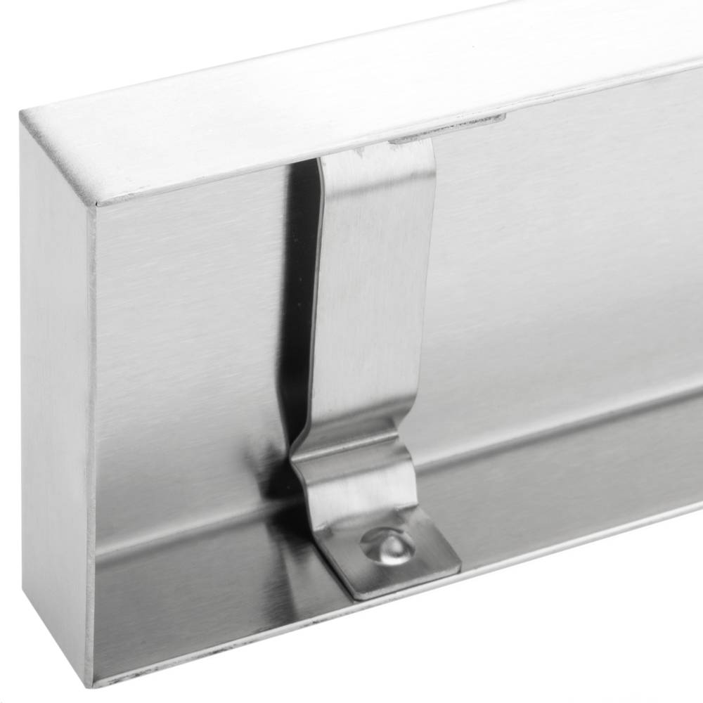 Caniveau de drainage de douche 60cm en acier inoxydable pour carrelage matte