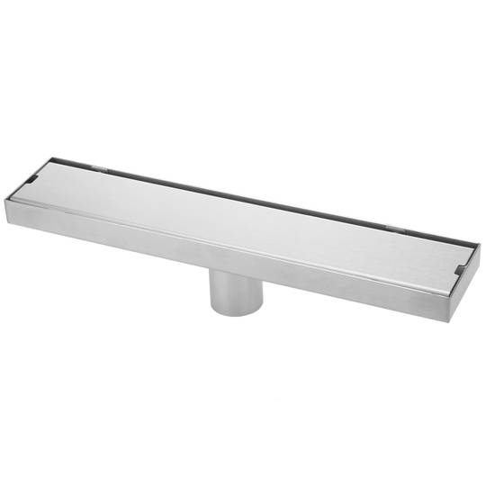 Caniveau de drainage de douche 60cm en acier inoxydable pour carrelage matte
