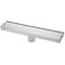 Caniveau de drainage de douche 60cm en acier inoxydable pour carrelage matte
