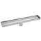 Canaleta de desagüe para ducha 90cm para azulejo en acero inoxidable mate