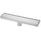 Canaleta de desagüe para ducha 90cm para azulejo en acero inoxidable mate