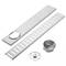 50x7.5cm floor drain gutter with matte stainless steel grid