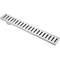 50x7.5cm floor drain gutter with matte stainless steel grid