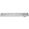 50x7.5cm floor drain gutter with matte stainless steel grid