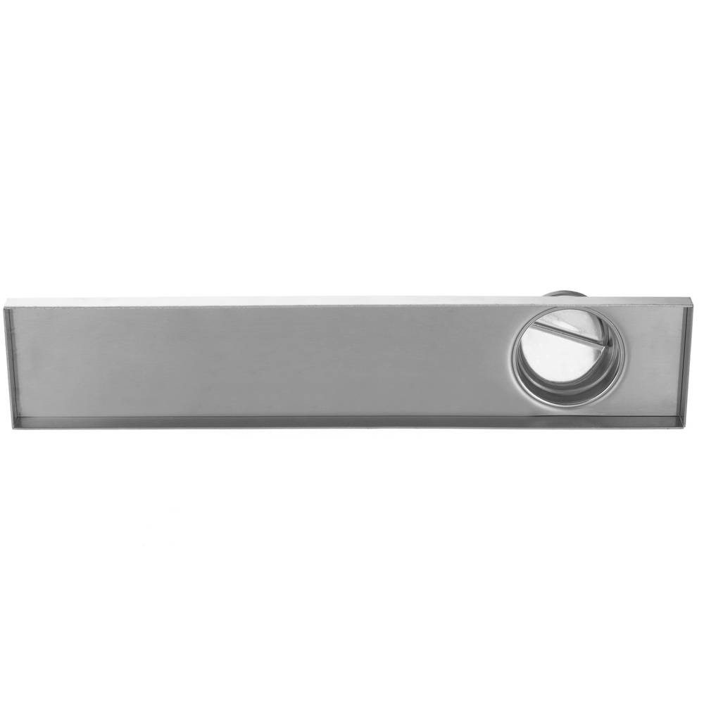 Canaleta de desguàs 60x7.5cm amb reixa d'acer inoxidable mat