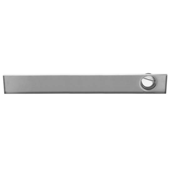Grondaia 100x7.5 cm con griglia in acciaio inossidabile opaco