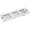 Gouttière de drainage 30x10cm avec grille en acier inoxydable mat