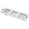 Gouttière de drainage 30x10cm avec grille en acier inoxydable mat