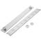 Abflussrinne doppelter 80x10cm mit mattem Edelstahlgitter
