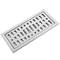 Drain 20x10cm avec grille inox matte amovible