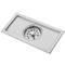 Drain 20x10cm avec grille inox matte amovible