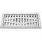 Drain 20x10cm avec grille inox matte amovible