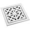 Piletta da 12x12x5cm con griglia in acciaio inox lucido asportabile
